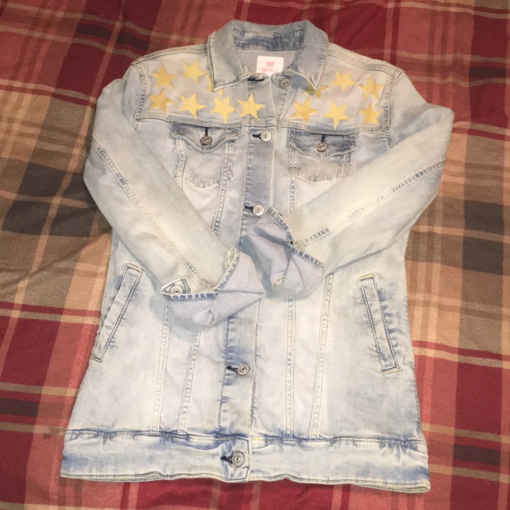 Lularoe Jaxon denim jacket
